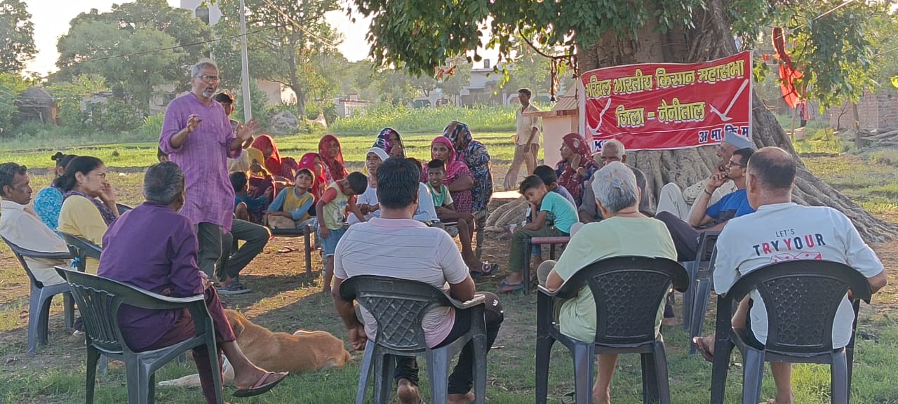 घोड़ानाला में मगरमच्छों के आतंक और प्रदूषण के खिलाफ किसान महासभा का हल्लाबोल